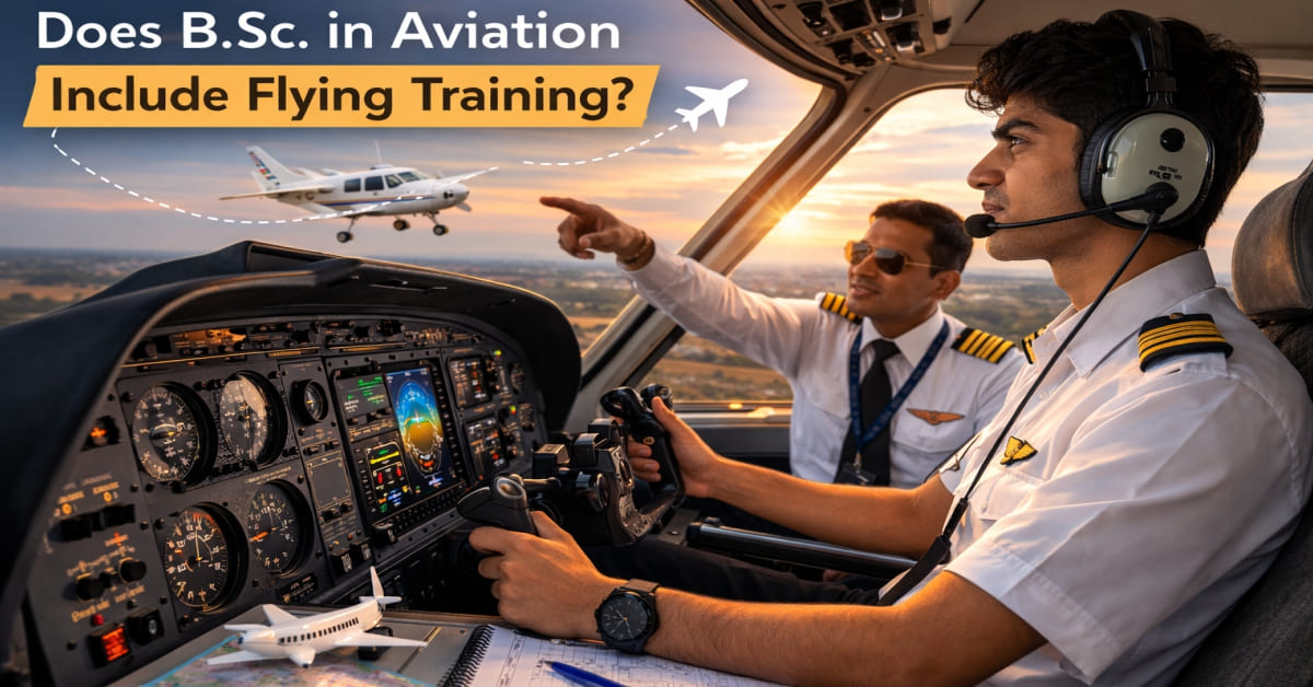 Does B.Sc. in Aviation Include Flying Training?